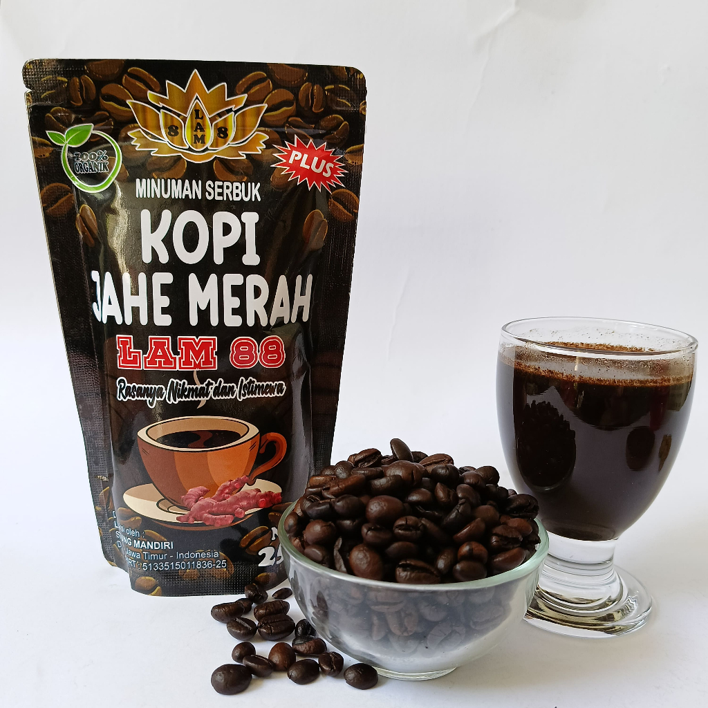 

kopi jahe merah instant kemasan 250g