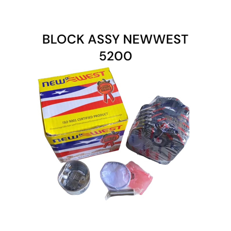 5200 5500 BLOCK CHAINSAW NEW WEST 45mm 52cc 588 598 BLOK SINSO BLOK SENSO KECIL CYLINDER BLOCK ASSY 