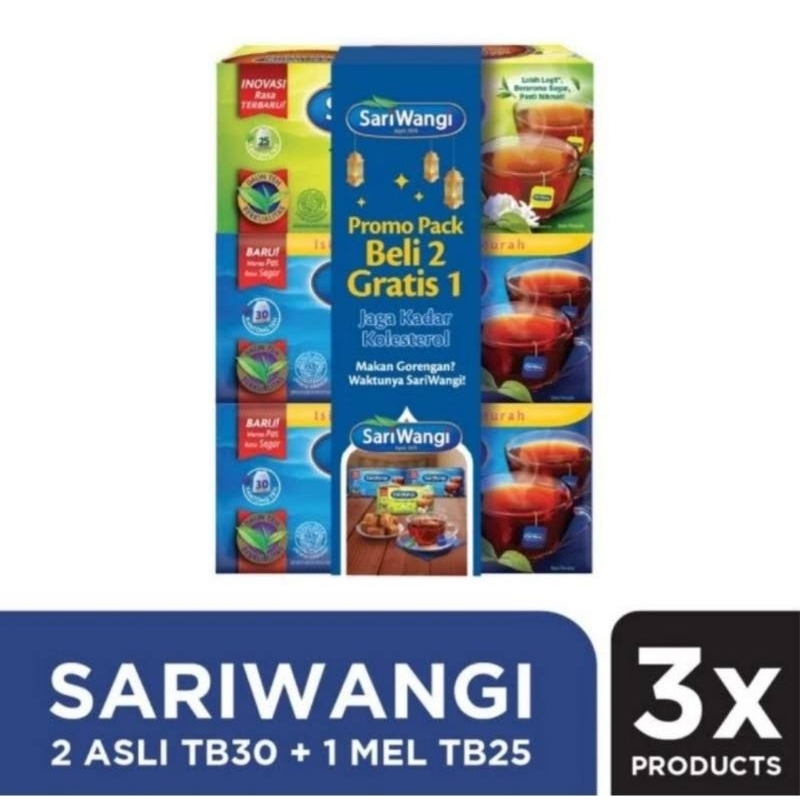 

Sari Wangi Teh Celup Beli 2 Gratis 1