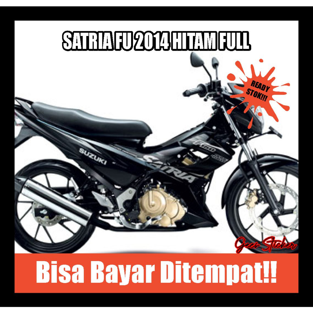 striping satria fu 2014 hitam full