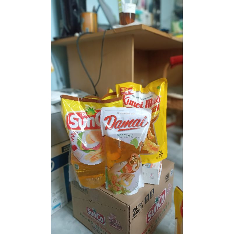 

DAMAI minyak goreng 1Ltr