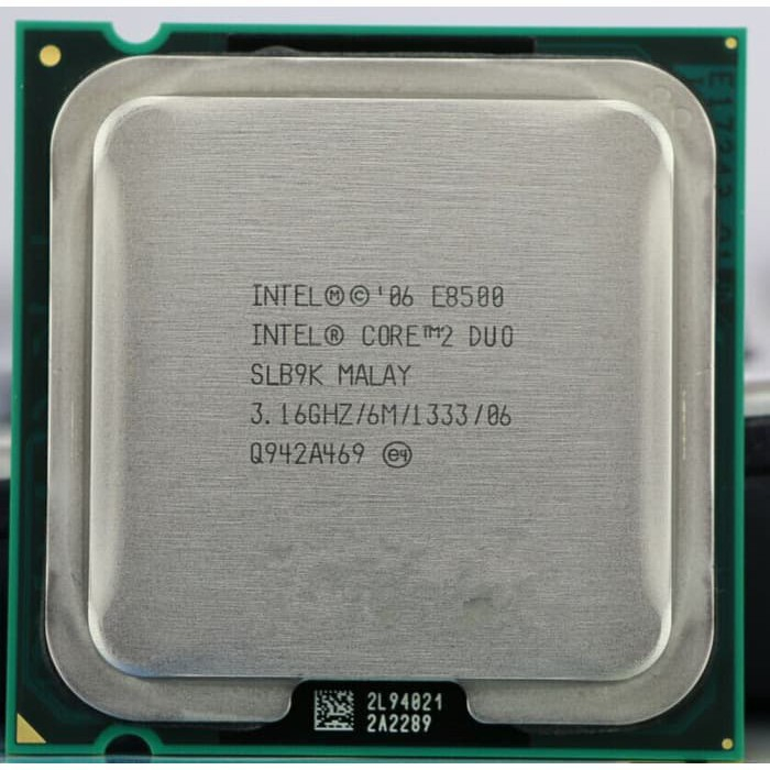 Processor Core 2 Duo E8500 core2duo e 8500 2duo core2 prosesor prosecor LGA775 lga Intel