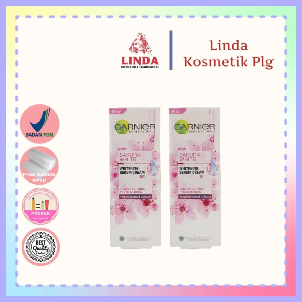 GARNIER SAKURA WHITENING SERUM CREAM UV40ml