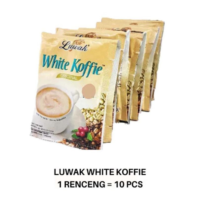 

Luwak White Coffee Koffie Original Renteng 10x20g