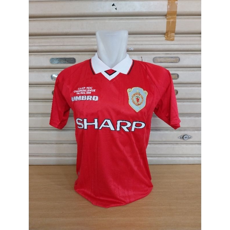 JERSEY BOLA RETRO MU HOME FINAL CAMP NOU 1999