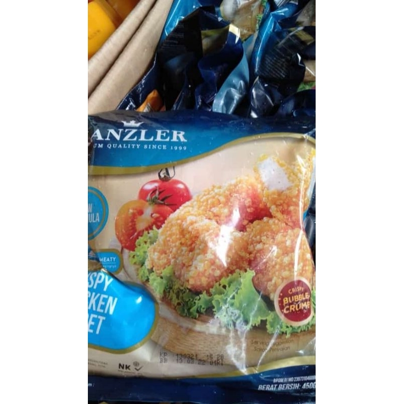 

Chicken Nugget Kanzler 450gr, Premium naget ayam Crispy