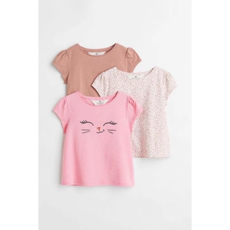 H&M Jersey Tops Original Store H&M Cotton Dress Original Store Baju Anak H&M Dress Anak H&M  Ori Dre