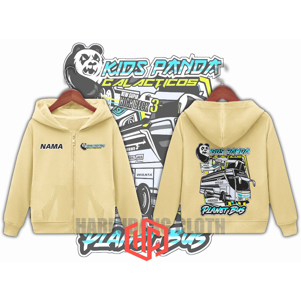 HOODIE ZIPPER ANAK KIDS PANDA BIS MANIA / HOODIE ZIPPER ANAK KIDS PANDA /HOODIE BIS MANIA KIDS PANDA