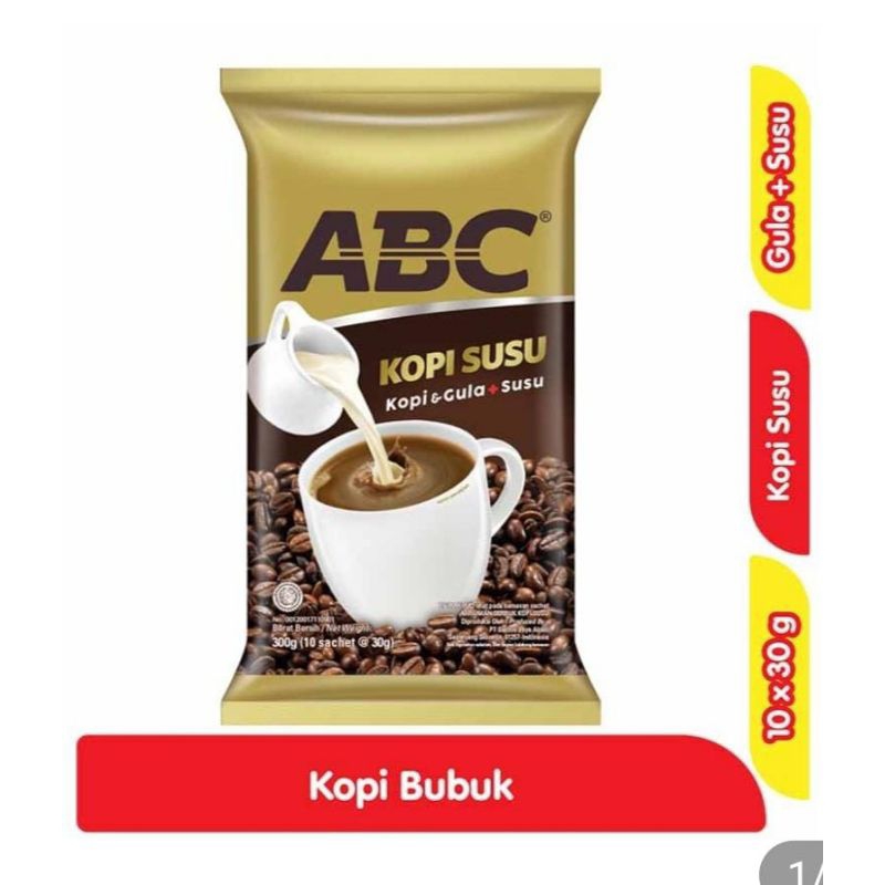 

ABC Kopi Susu Instan 10 x 30 g