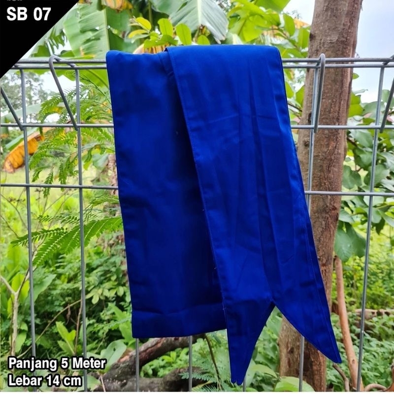 sabuk biru IKSPI KERA SAKTI polos kain drill