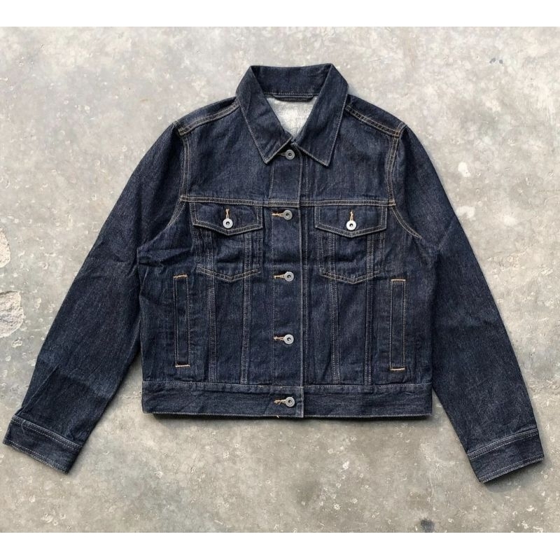 denim jacket GU jeans