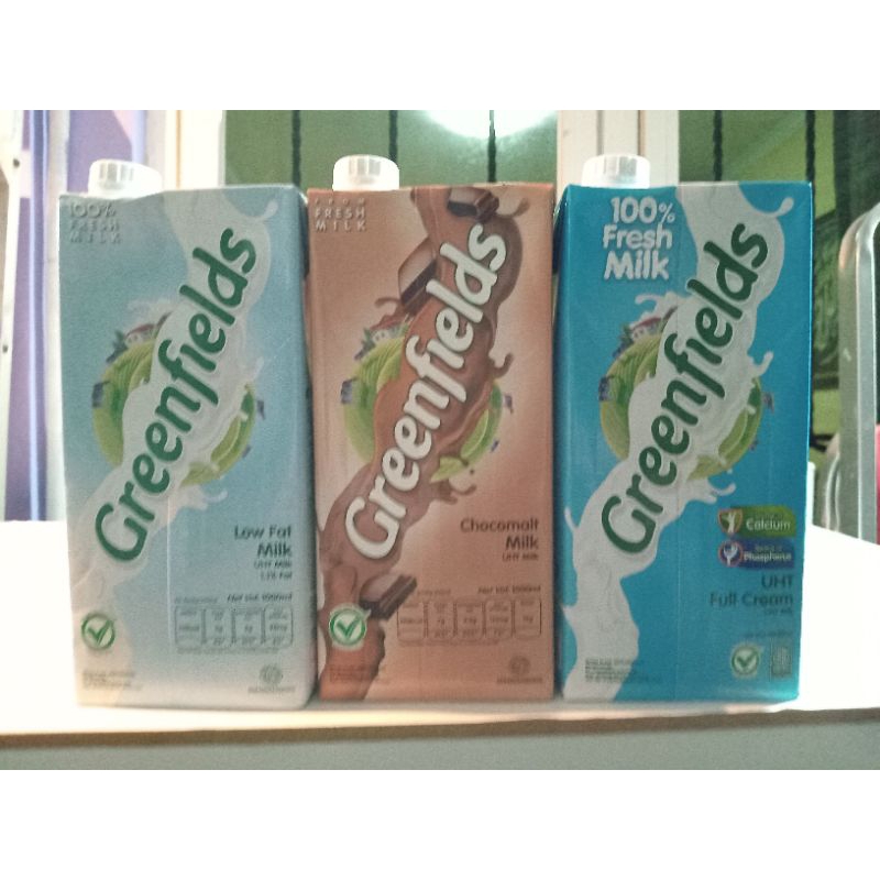 Susu GREENFIELDS UHT 1 Liter