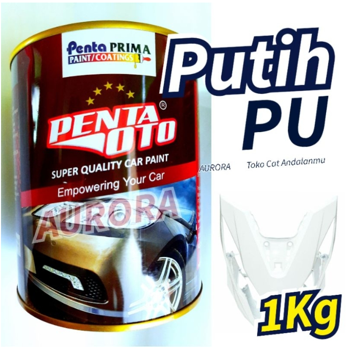 Cat Putih PU Penta Oto Super White Putih Bersih Polos Solid