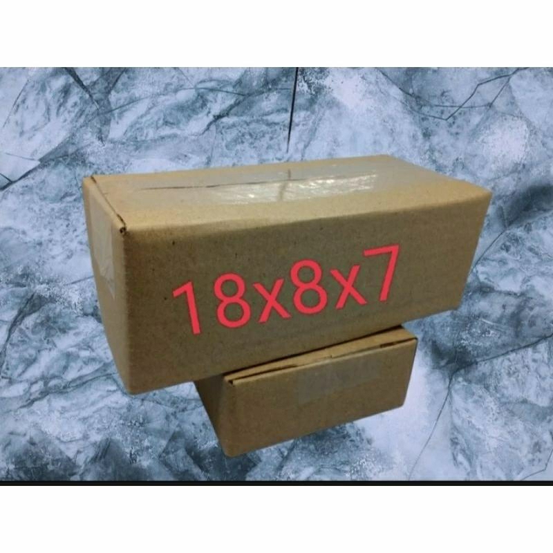 

Termurah Kardus packing polos ukuran 18×8×7 mini box polos