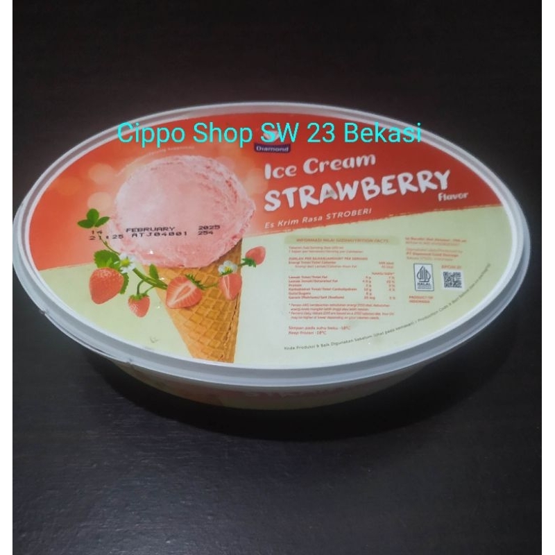 

Ice Cream Diamond STRAWBERRY 700ml.