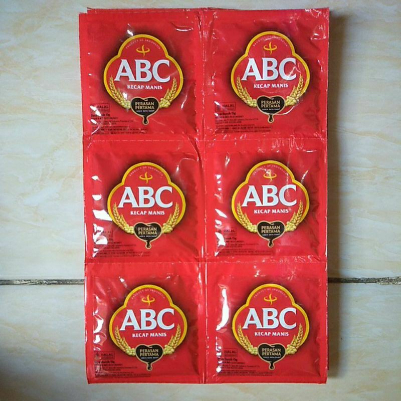 

ABC renteng 15g, kecap isi 24sachet