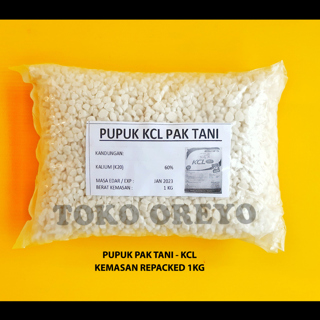 PUPUK PAK TANI KCL PUTIH 1 KG KEMASAN REPACK