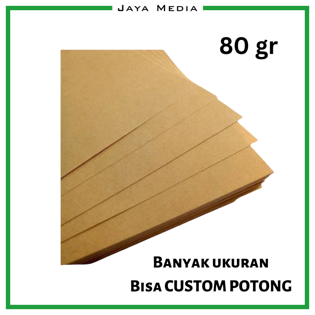 

Kertas Coklat Samson Kraft 80gr Buat Alas Kaki atau Kertas Bungkus