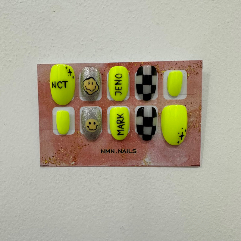press on nails jeno / Kuku palsu  / nct fakenails mark lee