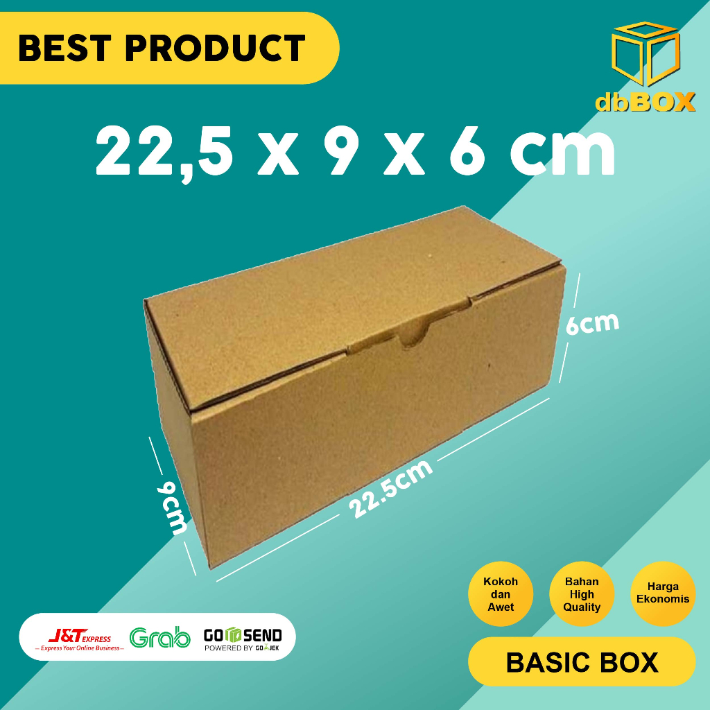 

( 10 pcs ) Kardus 22,5x9x6 cm....Die Cut kotak aksesoris-dll model box pizza