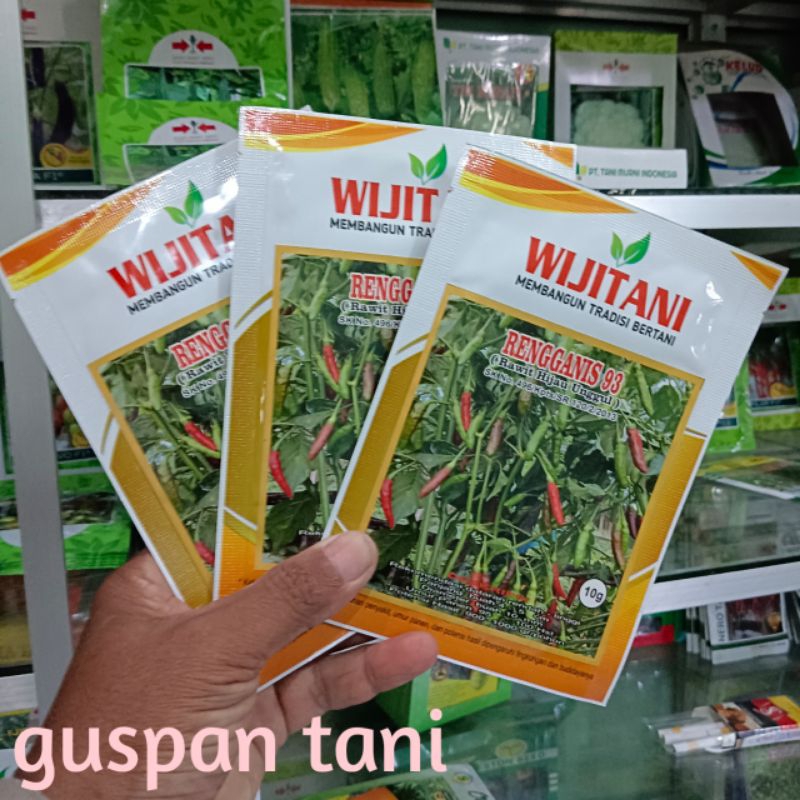 RENGGANIS 93 rawit hijau unggul 10gr