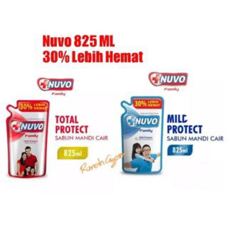 Sabun Cair Nuvo 825ml