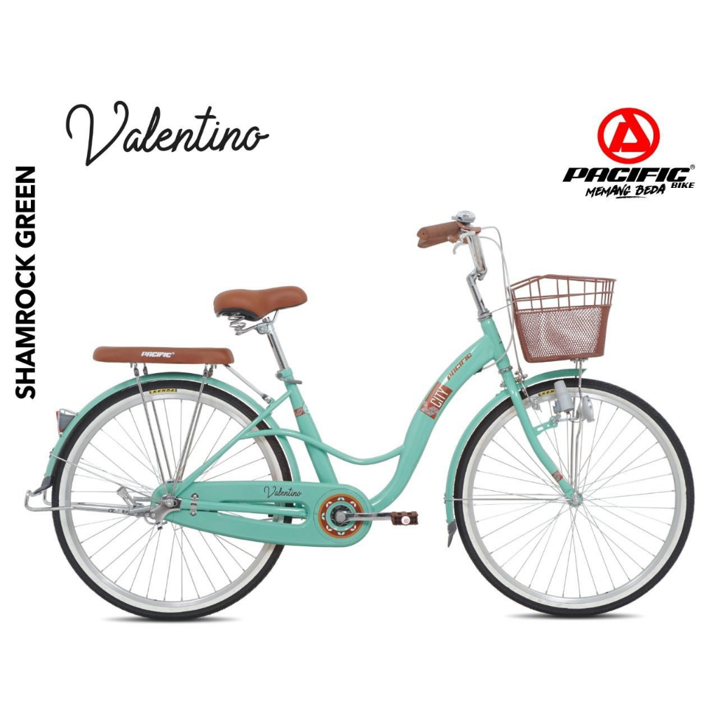 Sepeda Keranjang Mini PACIFIC VALENTINO Ukuran 20 24 26 Inch