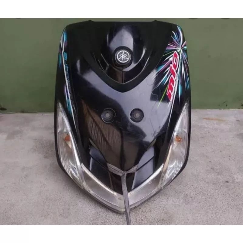 Tameng Depan+Reflektor Lampu Motor Mio sporty Original Copotan