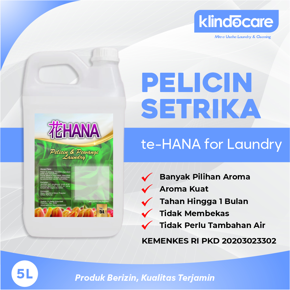 PELICIN & PEWANGI SETRIKA LAUNDRY 5 LITER