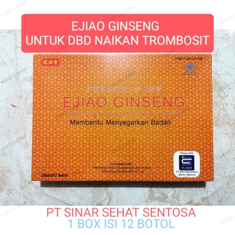 EJIAO GINSENG FUFANG EJIAO JIANG OBAT TAMBAH DARAH DBD TROMBOSIT