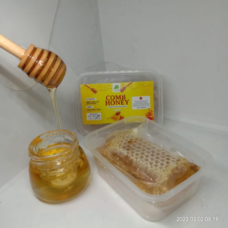 

Madu Sarang Melifera 100gr | Madu Sarang Asli | Comb Honey | Natural Honey