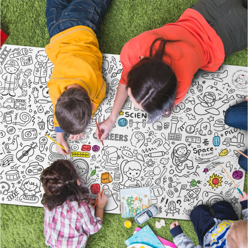 

Giant Coloring Sheet Kertas Mewarnai Jumbo Paper 155x90cm