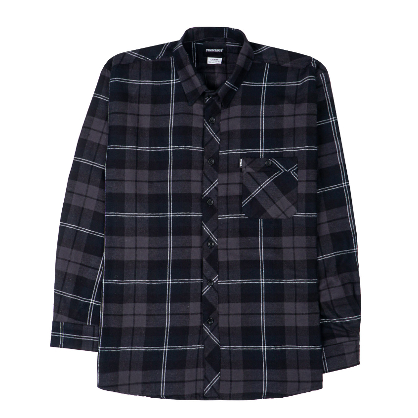 STARCROSS Flannel - HS FL 160 - Navy Grey