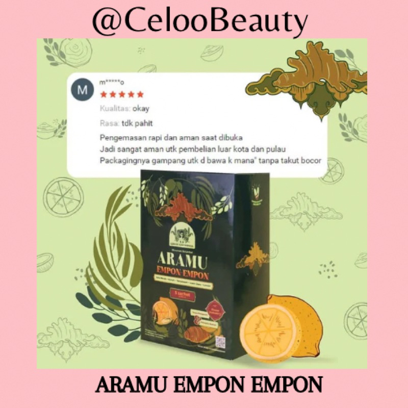 

ARAMU EMPON EMPON ISI 5 SACHET 100ML (READY SIAP KIRIM)