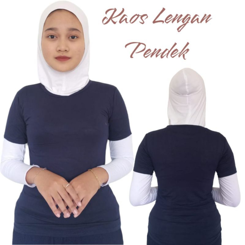 Manset Kaos WanitaTangan Pendek