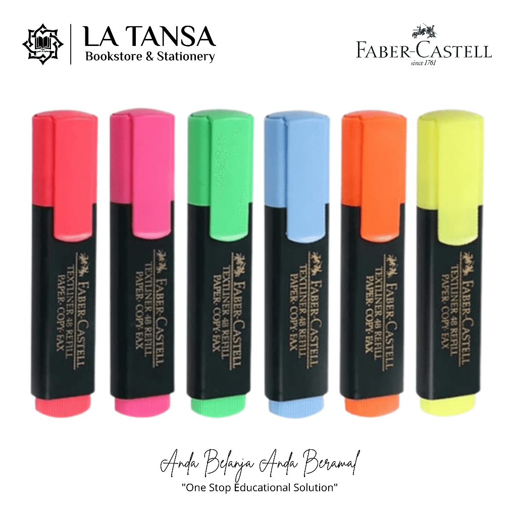

STABILO FABER CASTELL TEXTLINER 48