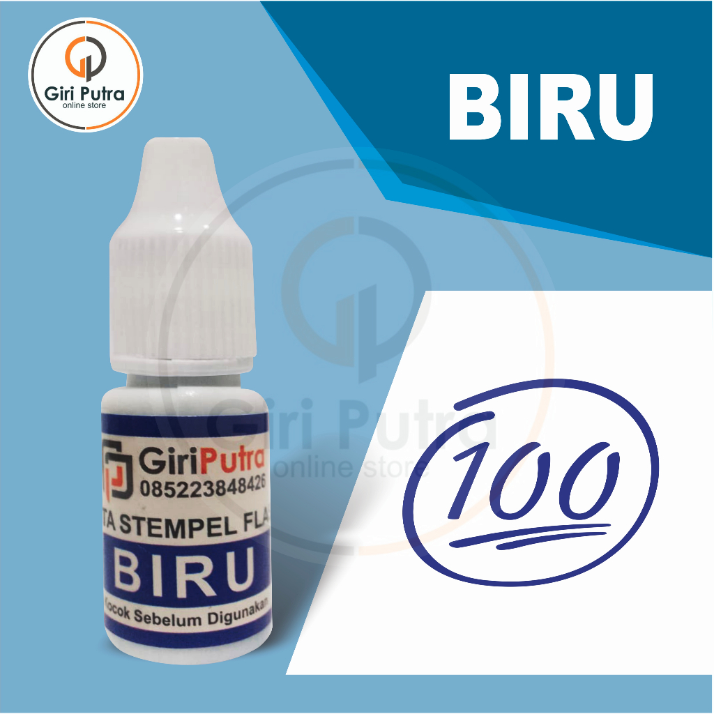 

TINTA STEMPEL FLASH / WARNA BIRU