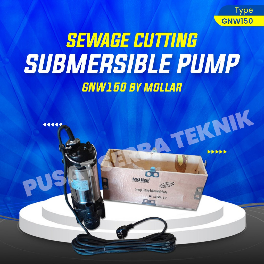 Pompa Air Celup Sirkulasi Air Kotor Mollar GNW150