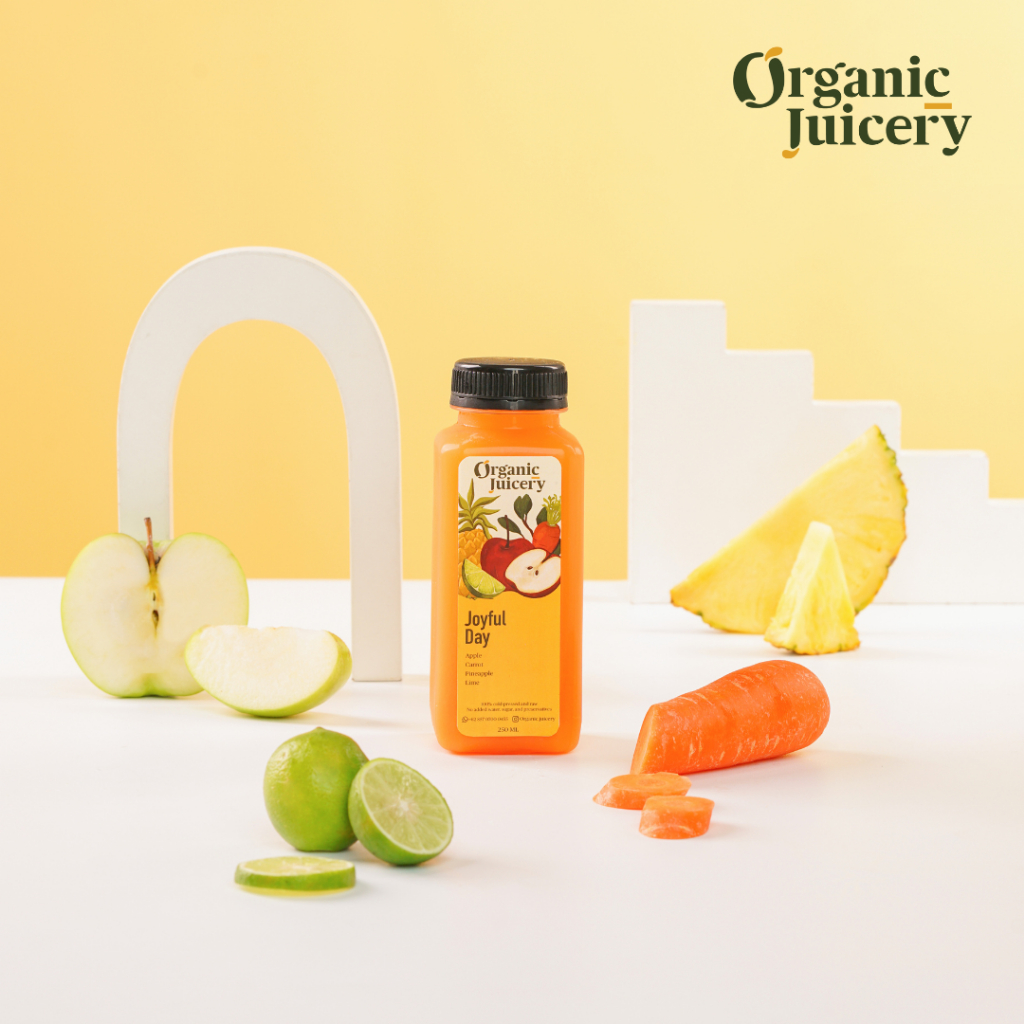 

Joyful Day 500ml | Cold Pressed Juice Apel Wortel Nanas Jeruk Nipis
