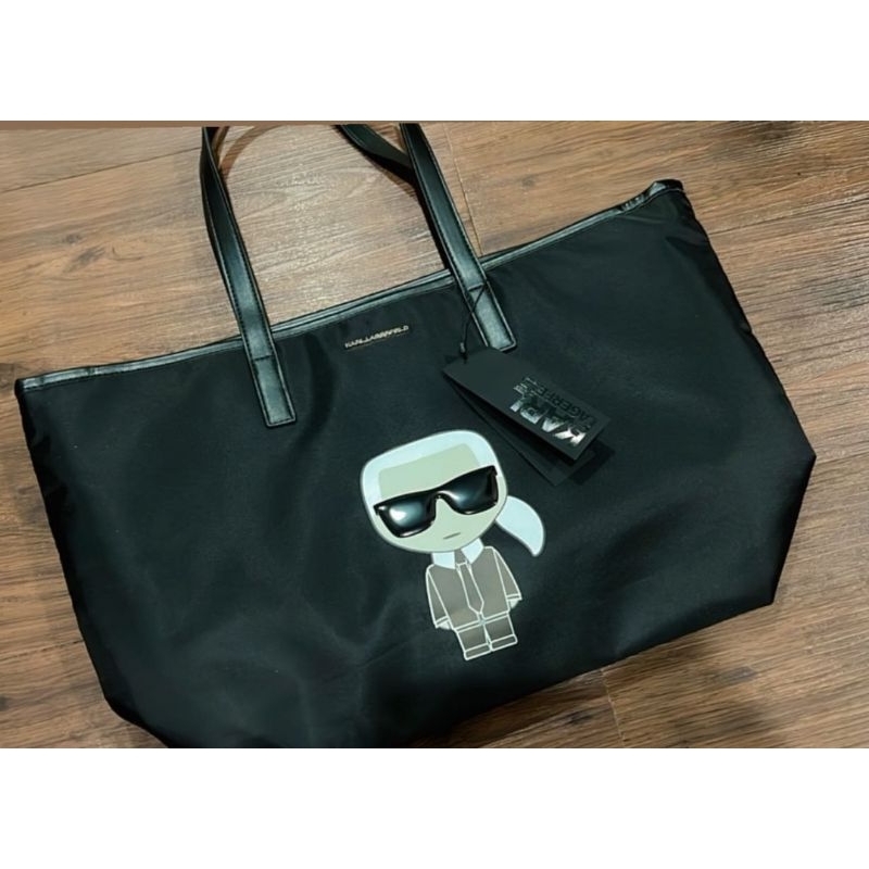 Karl Lagerfeld Nylon tote bag