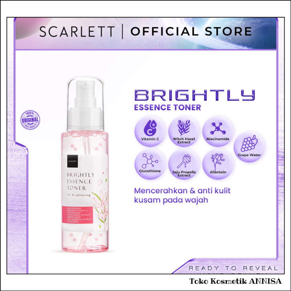SCARLETT Brightly Essence Toner