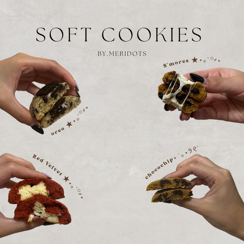 

soft cookies red velvet cheese/hampers box/gift box ulang tahun | free greeting card