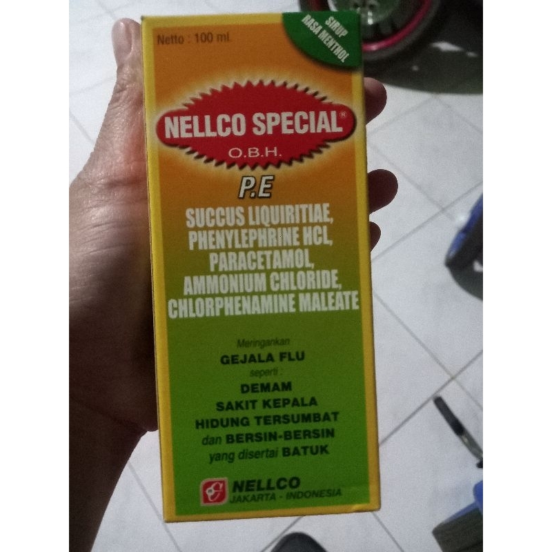Obat batuk Nellco special PE