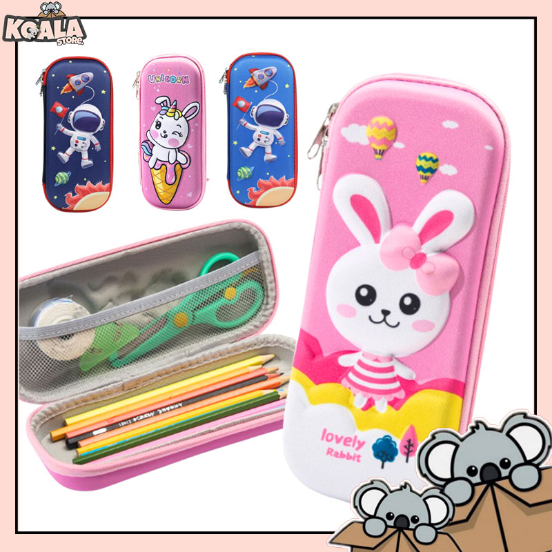 

Tempat Pensil Anak Perempuan Aesthetic Korea Kotak Pensil Alat Tulis Perlengkapan Sekolah 3D Timbul KoalaStore MK909