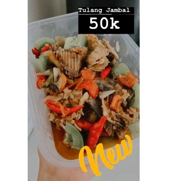 

Tulang Jambal Pedas Sedang
