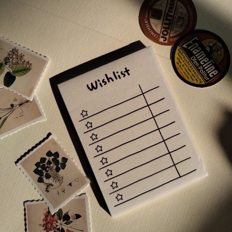 

Memo whistlist 6x9cm