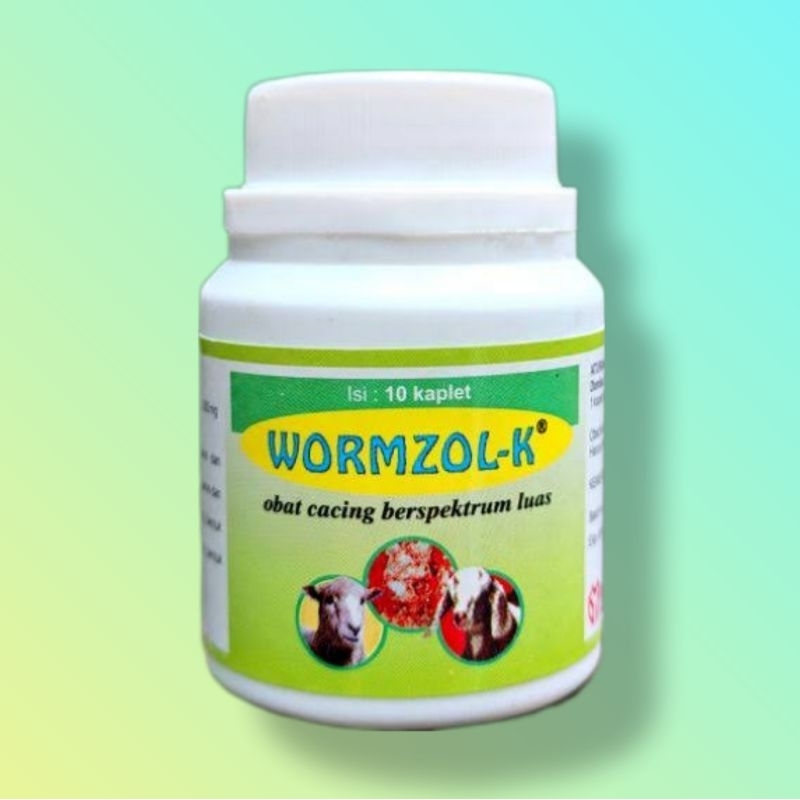 WORMZOL-K 10 Kaplet | Obat Cacing Kambing Domba