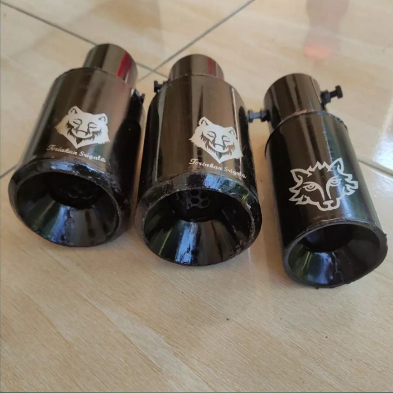 knalpot srigala serigala model baut mobil solar L300 Isuzu traga panther kijang solar dll