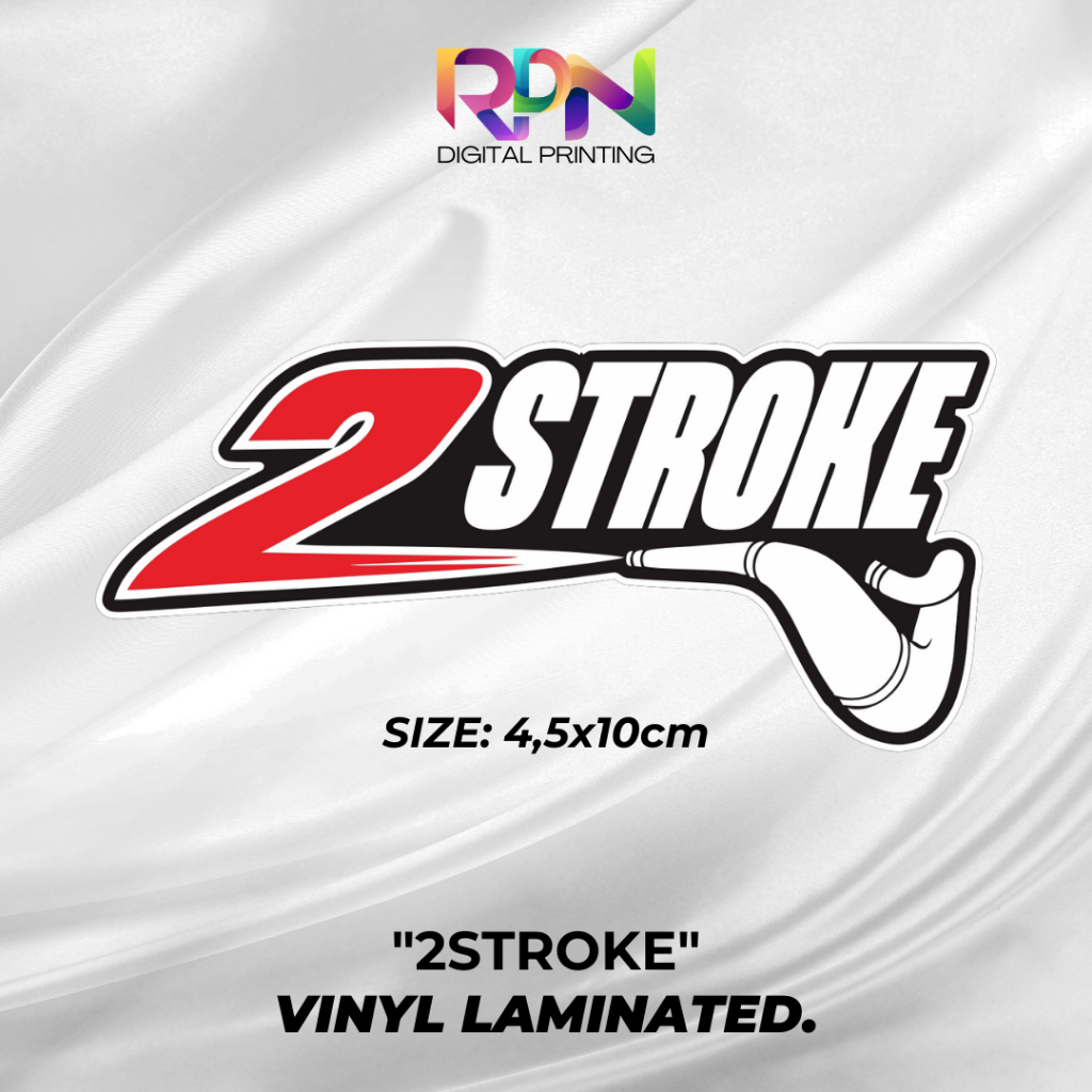 

STIKER/STICKER PRINTING PRINCUTT 2STROKE 2TAK MOTOR
