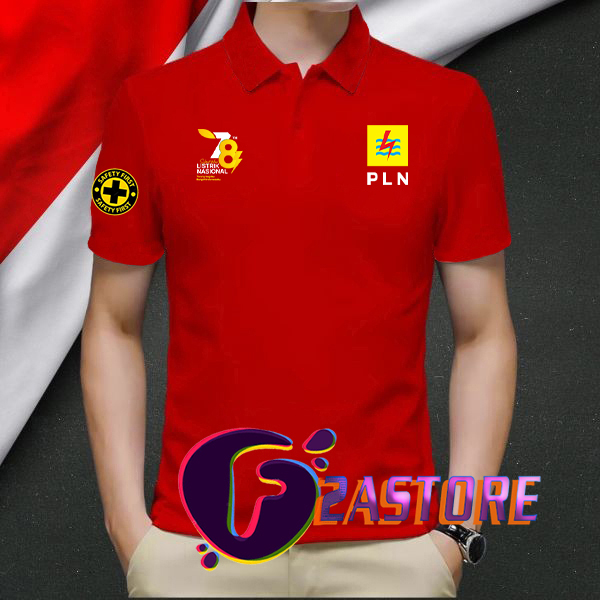 BAJU T-SHIRTS LISTRIK NASIONAL - TERANG NEGRIKU BANGKIT INDONESIAKU 78 - A F2ASTORE